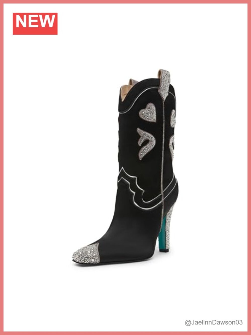 Black Multi Pointed Toe Stiletto Heel Ankle Bootie Synthetic